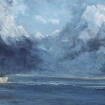 Gustave Courbet, Vue du Lac Léman